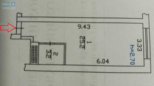 Оренда 1 кімнатної квартири, <a class="location-link" href="/kiev/" title="Недвижимость Київ">Київ</a>, <a class="location-link" href="/kiev/darnickij/" title="Недвижимость Дарницький район">Дарницький р-н</a>, Каменская ул., 123 (изображение 24)