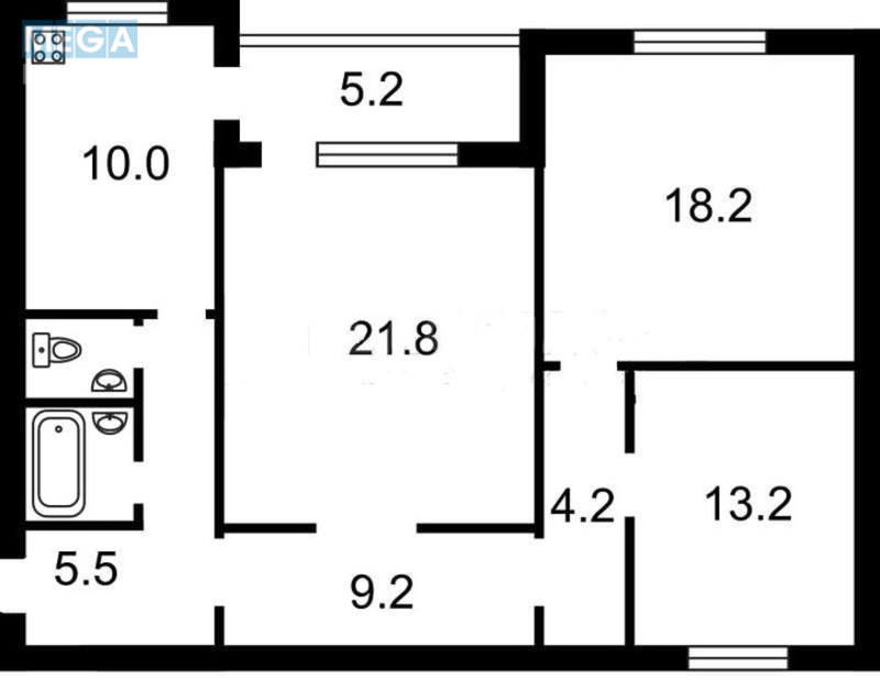 Оренда 3 кімнатної квартири, <a class="location-link" href="/kiev/" title="Недвижимость Київ">Київ</a>, <a class="location-link" href="/kiev/darnickij/" title="Недвижимость Дарницький район">Дарницький р-н</a>, Декабристів вул., 12/37 (изображение 23)