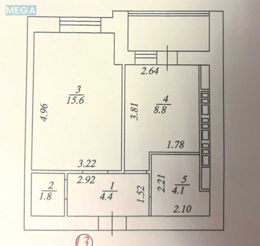 Продаж 1 кімнатної квартири (38,5/15/9), 2 пов. 10 пов. будинку, <a class="location-link" href="/sofievskaya-borshagovka/" title="Недвижимость Софіївська Борщагівка">Софіївська Борщагівка</a>, Боголюбова, 39 (изображение 9)