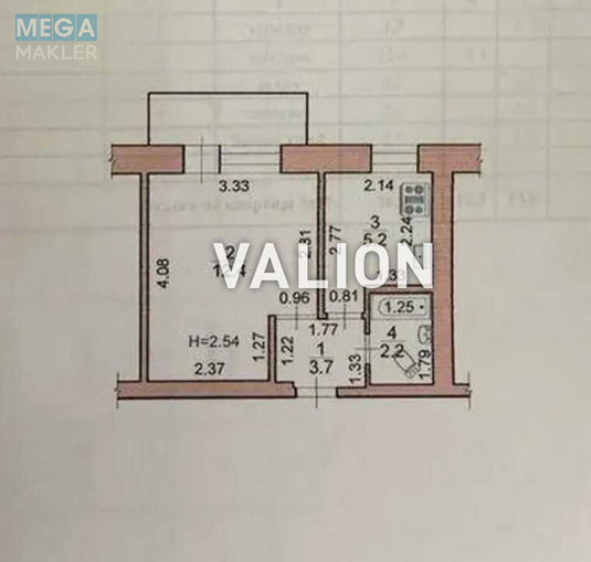 Продаж 1 кімнатної квартири (26/12/5), 2 пов. 5 пов. будинку, <a class="location-link" href="/kiev/" title="Недвижимость Київ">Київ</a>, <a class="location-link" href="/kiev/darnickij/" title="Недвижимость Дарницький район">Дарницький р-н</a>, Євгена Харченка вул., 27 (изображение 8)