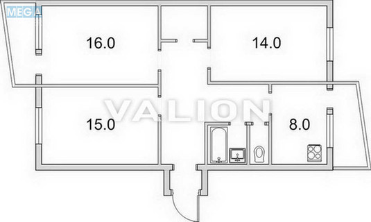 Продаж 3 кімнатної квартири (73,1/46,1/8,1), 14 пов. 16 пов. будинку, <a class="location-link" href="/kiev/" title="Недвижимость Київ">Київ</a>, <a class="location-link" href="/kiev/obolonskij/" title="Недвижимость Оболонський район">Оболонський р-н</a>, Героїв Сталінграду просп., 257а (изображение 6)