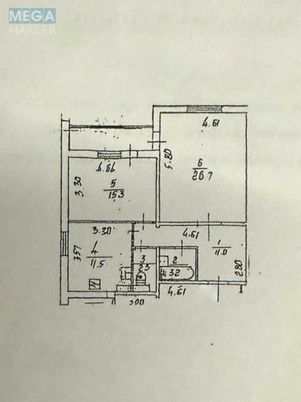 Продаж 2 кімнатної квартири (73/42/11,5), 1 пов. 25 пов. будинку, <a class="location-link" href="/kiev/" title="Недвижимость Київ">Київ</a>, <a class="location-link" href="/kiev/dneprovskij/" title="Недвижимость Дніпровський район">Дніпровський р-н</a>, Дарницький бульв., 8 (изображение 23)