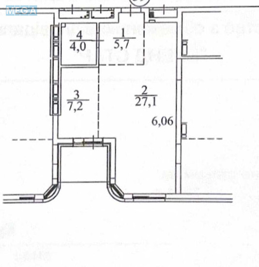Продаж 1 кімнатної квартири (45,5/27,1/7,2), 4 пов. 9 пов. будинку, <a class="location-link" href="/kiev/" title="Недвижимость Київ">Київ</a>, <a class="location-link" href="/kiev/podolskij/" title="Недвижимость Подільський район">Подільський р-н</a>, Кирилівська вул., 37а (изображение 12)