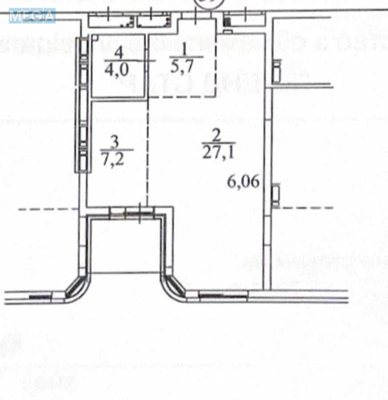 Продаж 1 кімнатної квартири (45,5/27,1/7,2), 4 пов. 9 пов. будинку, <a class="location-link" href="/kiev/" title="Недвижимость Київ">Київ</a>, <a class="location-link" href="/kiev/podolskij/" title="Недвижимость Подільський район">Подільський р-н</a>, Кирилівська вул., 37а (изображение 12)