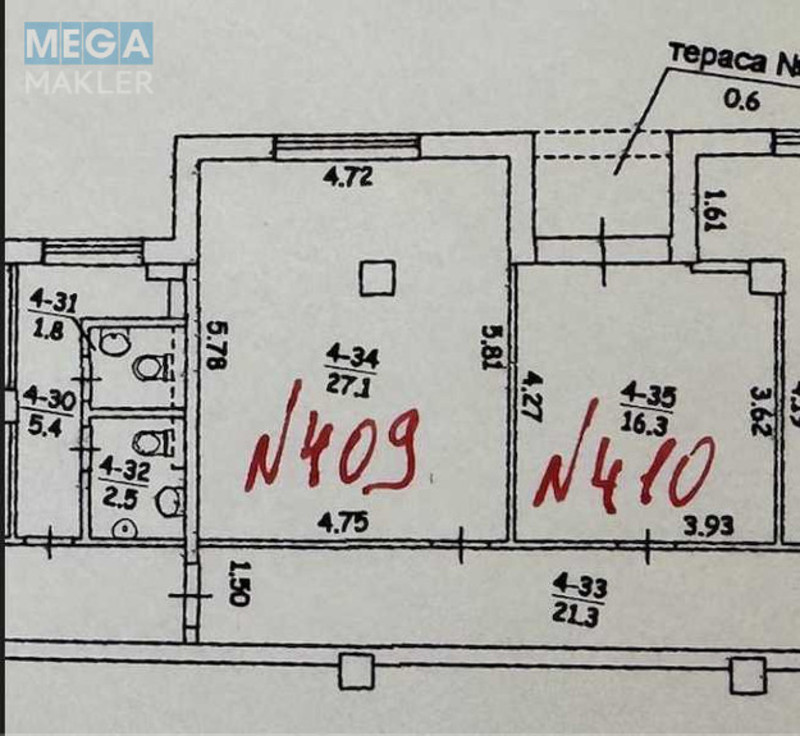 Оренда комерційної нерухомості, 45&nbsp;кв.м, под офис, <a class="location-link" href="/kiev/" title="Недвижимость Київ">Київ</a>, <a class="location-link" href="/kiev/darnickij/" title="Недвижимость Дарницький район">Дарницький р-н</a>, Харьковская пл. (изображение 2)