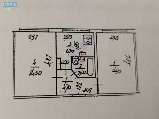Продаж 2 кімнатної квартири (43/30/6), 1 пов. 5 пов. будинку, <a class="location-link" href="/kiev/" title="Недвижимость Київ">Київ</a>, <a class="location-link" href="/kiev/shevchenkovskij/" title="Недвижимость Шевченківський район">Шевченківський р-н</a>, Стеценко ул., 13 (изображение 11)