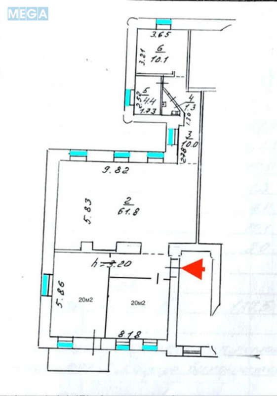 Оренда комерційної нерухомості, 137&nbsp;кв.м, под офис, <a class="location-link" href="/kiev/" title="Недвижимость Київ">Київ</a>, <a class="location-link" href="/kiev/pecherskij/" title="Недвижимость Печерський район">Печерський р-н</a>, Шота Руставелі вул., 15 (изображение 7)
