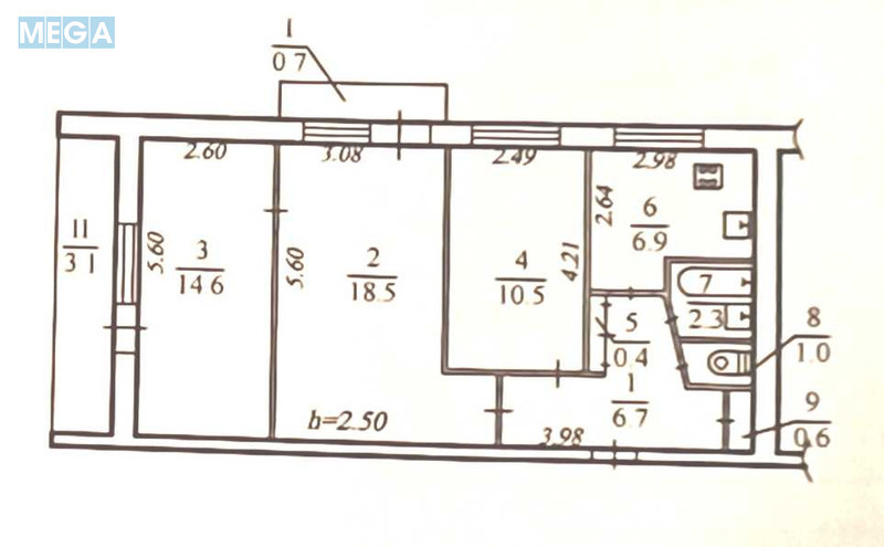 Продаж 3 кімнатної квартири (65/43/7), 5 пов. 9 пов. будинку, <a class="location-link" href="/dnepropetrovsk/" title="Недвижимость Дніпра">Дніпро</a>, Тополя 1, 7 (изображение 15)