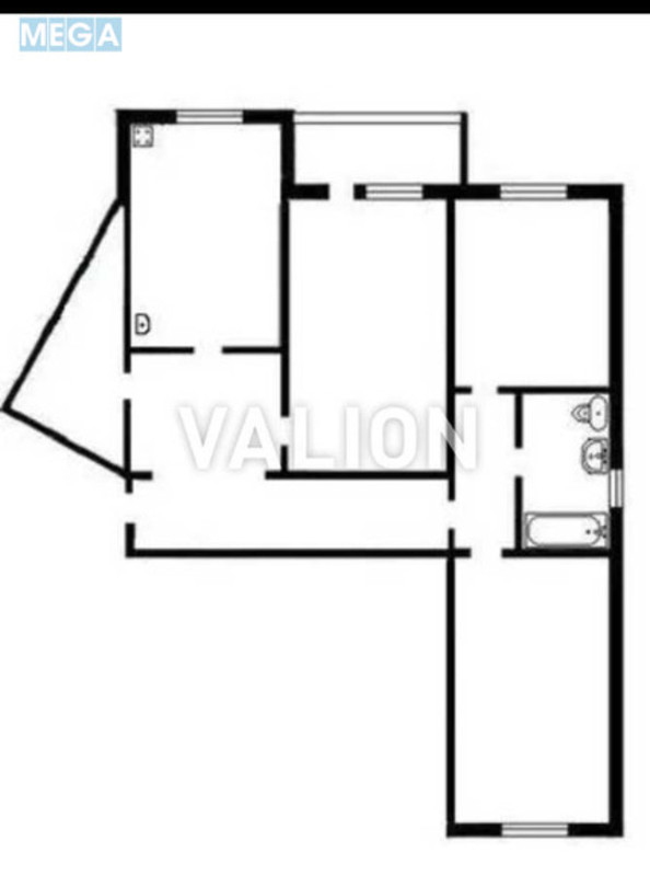 Продаж 3 кімнатної квартири (90,7/46,8/14,2), 9 пов. 23 пов. будинку, <a class="location-link" href="/kiev/" title="Недвижимость Київ">Київ</a>, <a class="location-link" href="/kiev/darnickij/" title="Недвижимость Дарницький район">Дарницький р-н</a>, Петра Григоренка просп., 12 (изображение 11)