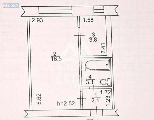 Продаж 1 кімнатної квартири (25/15/4), 4 пов. 5 пов. будинку, <a class="location-link" href="/kiev/" title="Недвижимость Київ">Київ</a>, <a class="location-link" href="/kiev/svyatoshinskij/" title="Недвижимость Святошинський район">Святошинський р-н</a>, Зодчих вул., 10 (изображение 5)