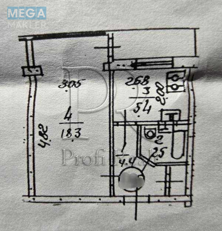 Продаж 1 кімнатної квартири (32/18/6), 7 пов. 9 пов. будинку, <a class="location-link" href="/kiev/" title="Недвижимость Київ">Київ</a>, <a class="location-link" href="/kiev/dneprovskij/" title="Недвижимость Дніпровський район">Дніпровський р-н</a>, Ентузіастів вулиця, 25/1 (изображение 13)