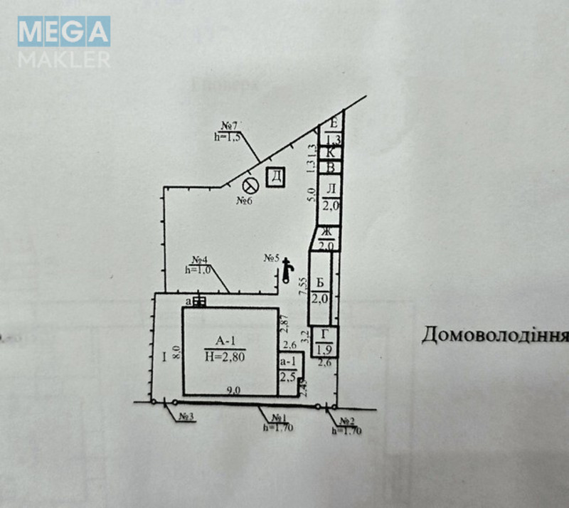 Продаж дома, 1&nbsp; поверх, 64&nbsp;кв.м, 3&nbsp;кімнати, потребує капітального ремонту, ділянка 4&nbsp;сотки, <a class="location-link" href="/dnepropetrovsk/" title="Недвижимость Дніпра">Дніпро</a>, <a class="location-link" href="/dnepropetrovsk/babushkinskij/" title="Недвижимость Бабушкінський район">Бабушкінський р-н</a>, Леонтовича (изображение 8)