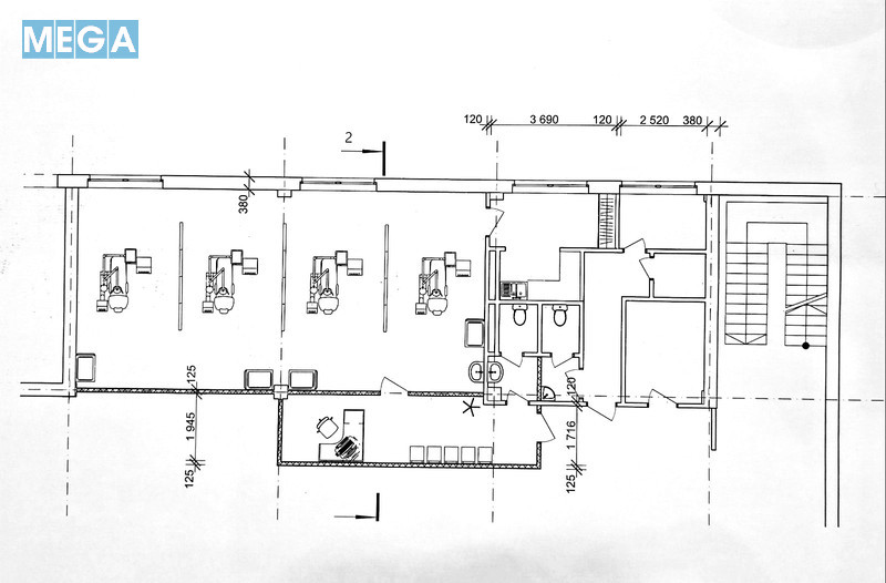 Оренда приміщення у нежитловому будинку, нормальне сост., <a class="location-link" href="/dnepropetrovsk/" title="Недвижимость Дніпра">Дніпро</a>, <a class="location-link" href="/dnepropetrovsk/zhovtnevyj/" title="Недвижимость Жовтневий район">Жовтневий р-н</a>, пр.Богдана Хмельницкого, 12 (изображение 3)
