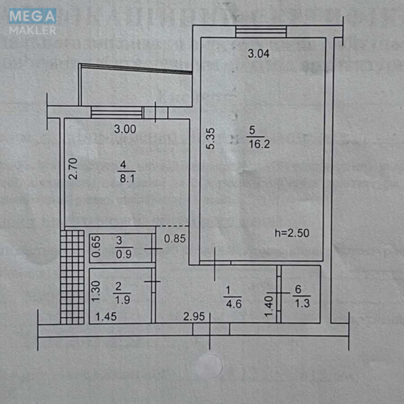 Продаж 1 кімнатної квартири (34/16/8,1), 16 пов. 16 пов. будинку, <a class="location-link" href="/kiev/" title="Недвижимость Київ">Київ</a>, <a class="location-link" href="/kiev/dneprovskij/" title="Недвижимость Дніпровський район">Дніпровський р-н</a>, Райдужна вул., 17а (изображение 13)