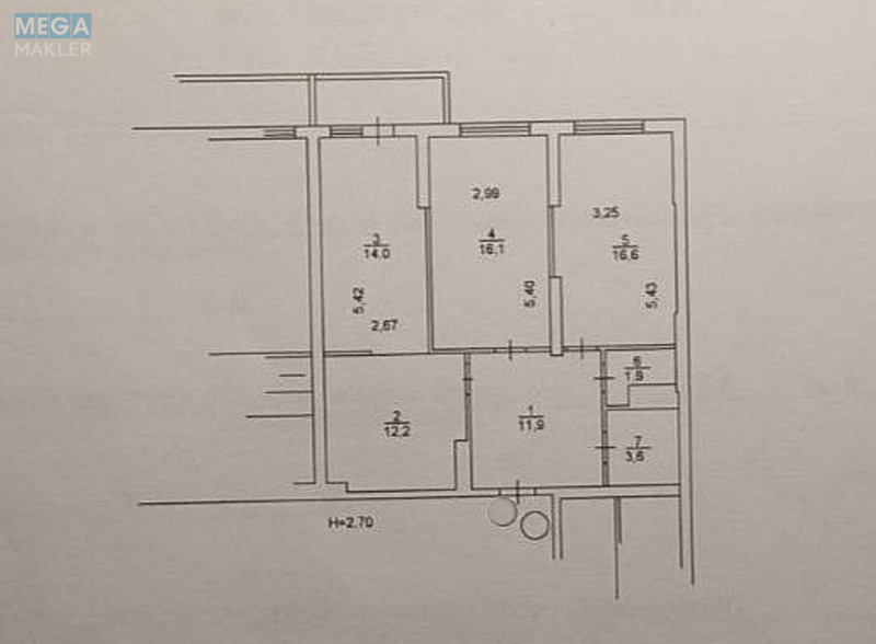 Продаж 3 кімнатної квартири (77,4/46/7), 15 пов. 25 пов. будинку, <a class="location-link" href="/kiev/" title="Недвижимость Київ">Київ</a>, <a class="location-link" href="/kiev/dneprovskij/" title="Недвижимость Дніпровський район">Дніпровський р-н</a>, Лобачевського пров., 7 (изображение 23)