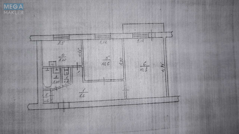 Продаж 2 кімнатної квартири (43/26/6), 2 пов. 5 пов. будинку, <a class="location-link" href="/brovary/" title="Недвижимость Бровари">Бровари</a>, олимпийская, 1 (изображение 17)