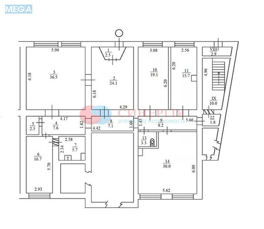 Продаж комерційної нерухомості, 360&nbsp;кв.м, под офис, <a class="location-link" href="/kiev/" title="Недвижимость Київ">Київ</a>, <a class="location-link" href="/kiev/pecherskij/" title="Недвижимость Печерський район">Печерський р-н</a>, Костя Гордієнка пров., 2а (изображение 16)