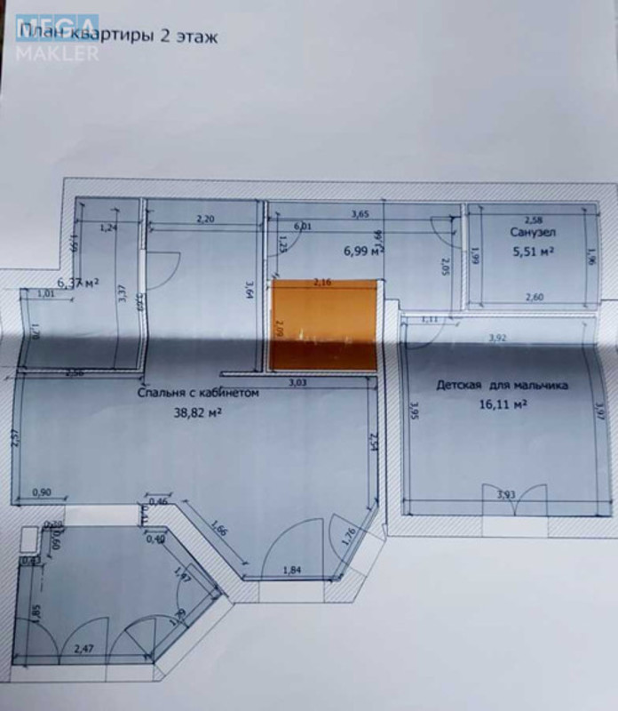 Продаж 4 кімнатної квартири (166/88/55), 10 пов. 11 пов. будинку, <a class="location-link" href="/sofievskaya-borshagovka/" title="Недвижимость Софіївська Борщагівка">Софіївська Борщагівка</a>, Боголюбова, 16 (изображение 21)