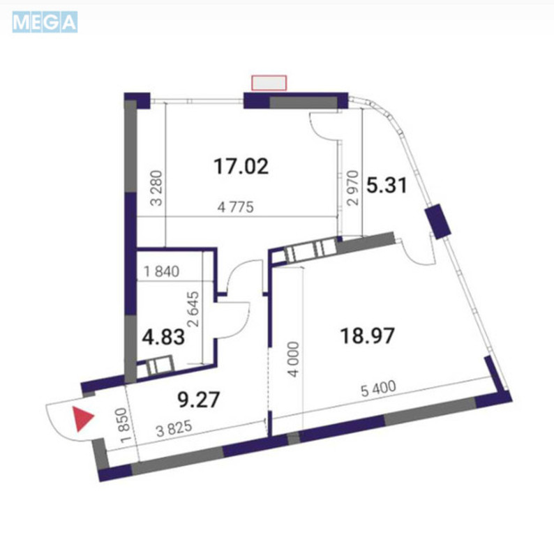 Продаж 1 кімнатної квартири (56/17/19), 21 пов. 25 пов. будинку, <a class="location-link" href="/kiev/" title="Недвижимость Київ">Київ</a>, <a class="location-link" href="/kiev/darnickij/" title="Недвижимость Дарницький район">Дарницький р-н</a>, Причальна вул., 8 (изображение 19)