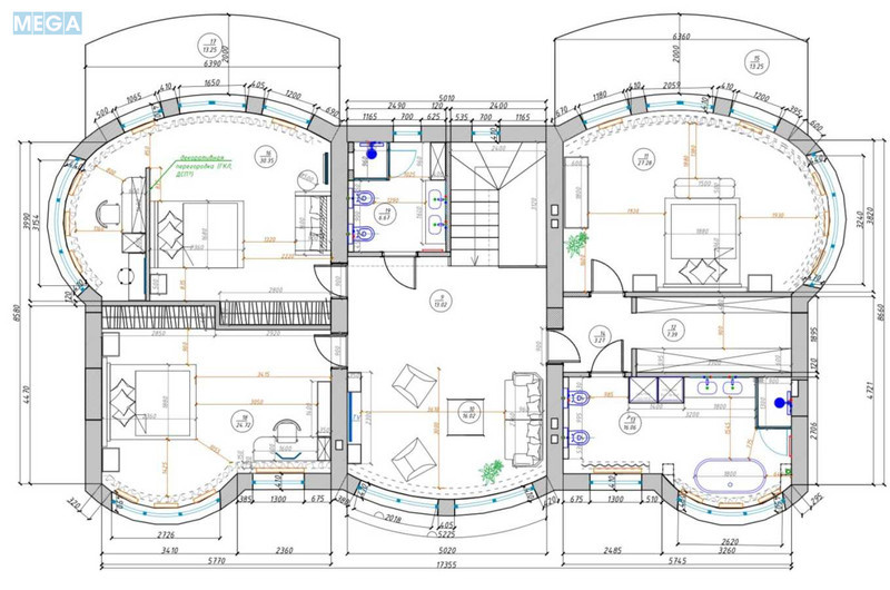 Продаж дома, 3&nbsp;поверху, 450&nbsp;кв.м, 8&nbsp;кімнат, ділянка 20&nbsp;соток, <a class="location-link" href="/kozin/" title="Недвижимость Козин">Козин</a>, Козацкая, 38 (изображение 15)