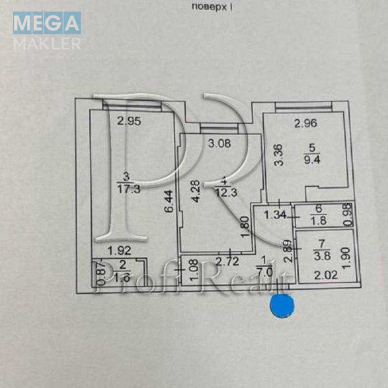 Продаж 2 кімнатної квартири (54/29/10), 1 пов. 10 пов. будинку, <a class="location-link" href="/kryukovshina/" title="Недвижимость Крюківщина">Крюківщина</a>, Одеська вулиця, 27А (изображение 14)