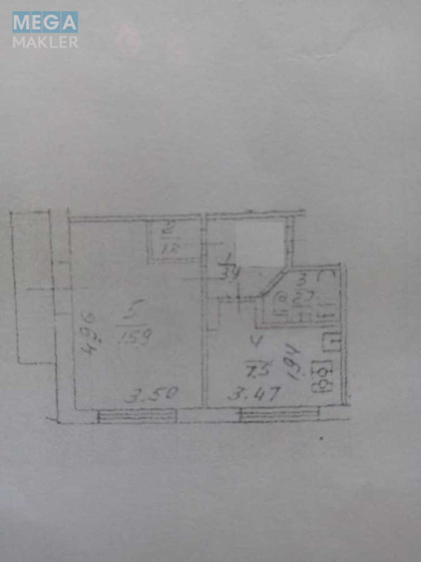 Продаж 1 кімнатної квартири (32,2/15/7,5), 5 пов. 9 пов. будинку, <a class="location-link" href="/kiev/" title="Недвижимость Київ">Київ</a>, <a class="location-link" href="/kiev/darnickij/" title="Недвижимость Дарницький район">Дарницький р-н</a>, Харківське шосе, 174а (изображение 8)