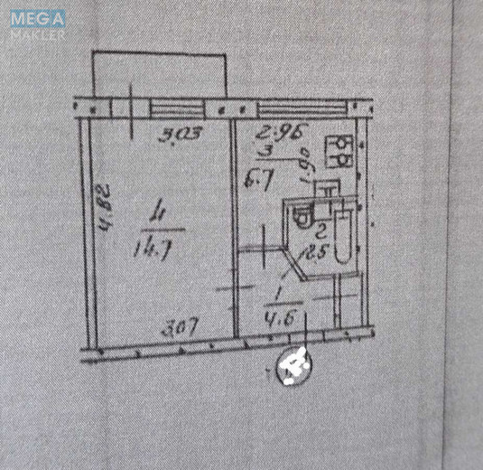 Продаж 1 кімнатної квартири (30/15/7), 4 пов. 5 пов. будинку, <a class="location-link" href="/kiev/" title="Недвижимость Київ">Київ</a>, <a class="location-link" href="/kiev/desnyanskij/" title="Недвижимость Деснянський район">Деснянський р-н</a>, Братиславська вул., 20а (изображение 3)