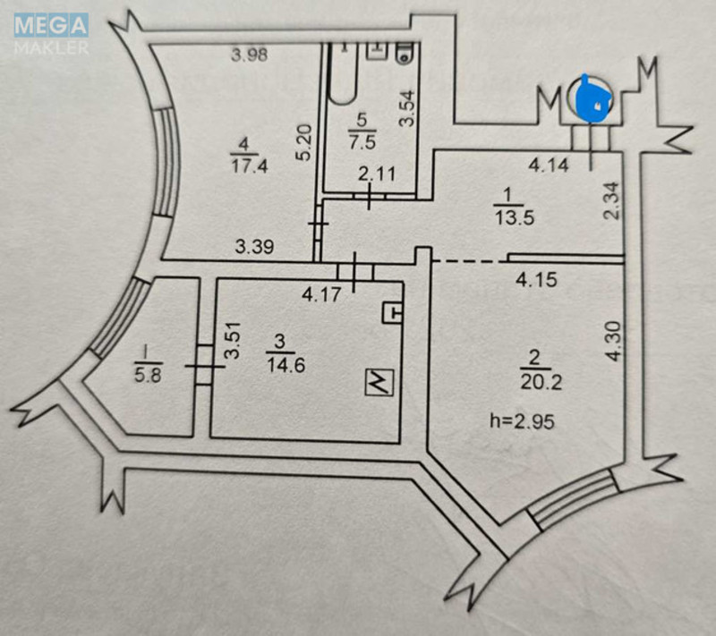 Продаж 2 кімнатної квартири (80/37/14), 7 пов. 8 пов. будинку, <a class="location-link" href="/kiev/" title="Недвижимость Київ">Київ</a>, <a class="location-link" href="/kiev/obolonskij/" title="Недвижимость Оболонський район">Оболонський р-н</a>, Героев Сталинграда просп., 10а (изображение 22)