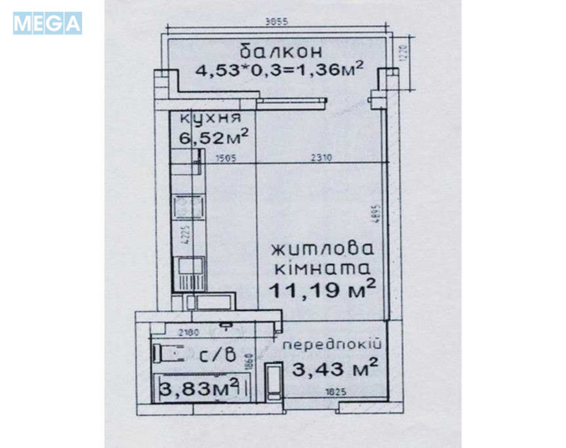 Оренда 1 кімнатної квартири, <a class="location-link" href="/kiev/" title="Недвижимость Київ">Київ</a>, <a class="location-link" href="/kiev/goloseevskij/" title="Недвижимость Голосіївський район">Голосіївський р-н</a>, Академіка Глушкова просп., 42 (изображение 9)
