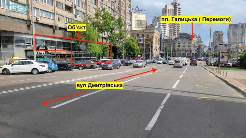 Оренда комерційної нерухомості, 483&nbsp;кв.м, под магазин, <a class="location-link" href="/kiev/" title="Недвижимость Київ">Київ</a>, <a class="location-link" href="/kiev/shevchenkovskij/" title="Недвижимость Шевченківський район">Шевченківський р-н</a>, Дмитрівська вул., 2 (изображение 3)