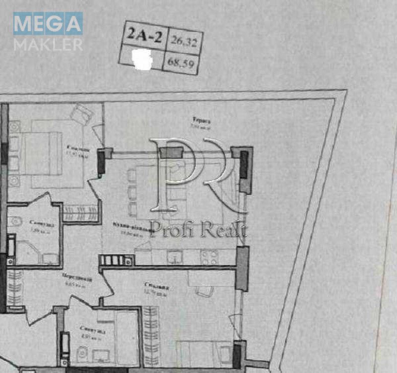 Продаж 2 кімнатної квартири (70/26/19), 3 пов. 4 пов. будинку, <a class="location-link" href="/podgorcy-selo/" title="Недвижимость Підгірці">Підгірці</a>, Паркова (изображение 16)