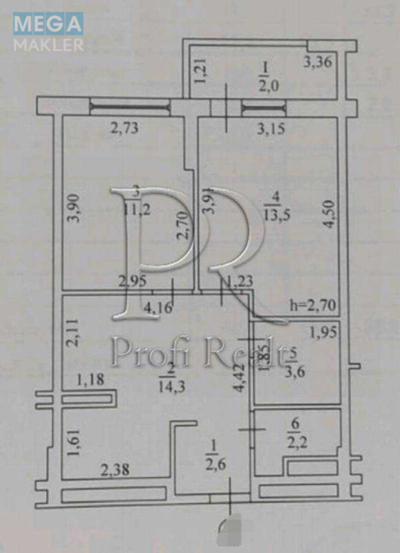 Продаж 2 кімнатної квартири (49/20/8), 3 пов. 26 пов. будинку, <a class="location-link" href="/kiev/" title="Недвижимость Київ">Київ</a>, <a class="location-link" href="/kiev/solomenskij/" title="Недвижимость Солом'янський район">Солом'янський р-н</a>, Польова вулиця, 73 (изображение 20)