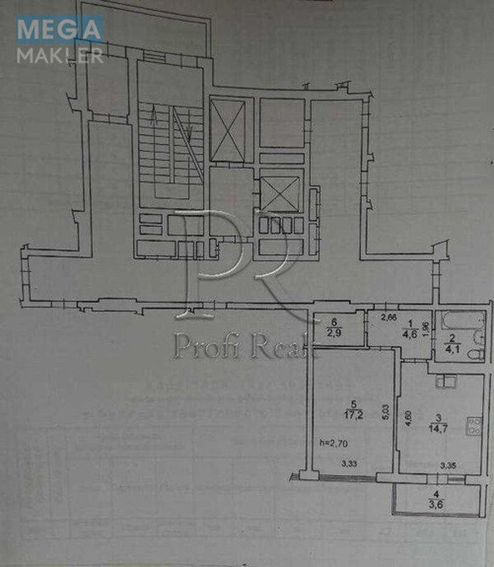 Продаж 1 кімнатної квартири (47/17/14), 15 пов. 21 пов. будинку, <a class="location-link" href="/kiev/" title="Недвижимость Київ">Київ</a>, <a class="location-link" href="/kiev/shevchenkovskij/" title="Недвижимость Шевченківський район">Шевченківський р-н</a>, Багговутівська вулиця, 25 (изображение 12)