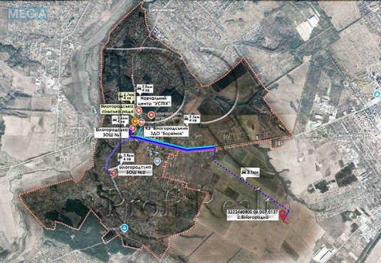 Продажа участка, 50&nbsp;соток, участок под жилую застройку, <a class="location-link" href="/belogorodka-selo-kv/" title="Недвижимость Білогородка">Білогородка</a>, Білогородська вулиця (изображение 3)