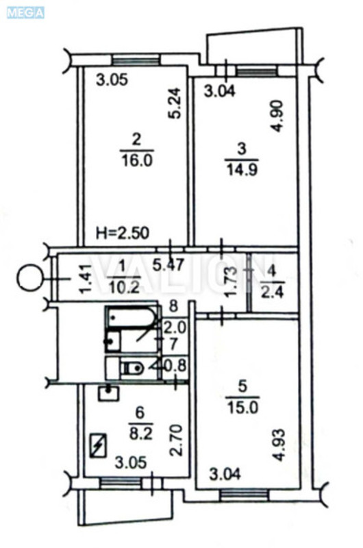 Продаж 3 кімнатної квартири (73,3/45,9/8,2), 9 пов. 16 пов. будинку, <a class="location-link" href="/kiev/" title="Недвижимость Київ">Київ</a>, <a class="location-link" href="/kiev/goloseevskij/" title="Недвижимость Голосіївський район">Голосіївський р-н</a>, Голосіївський просп., 11 (изображение 20)
