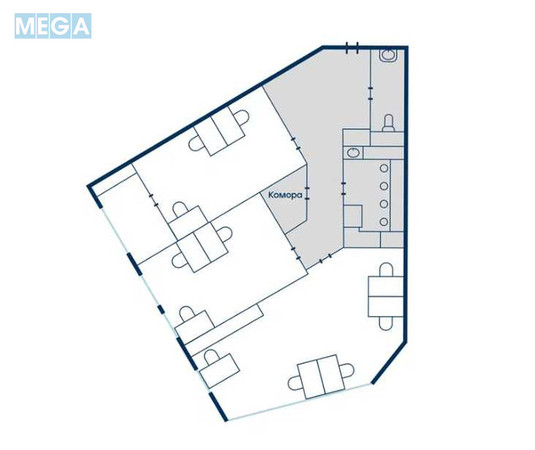 Оренда комерційної нерухомості, 83&nbsp;кв.м, под офис, <a class="location-link" href="/kiev/" title="Недвижимость Київ">Київ</a>, <a class="location-link" href="/kiev/shevchenkovskij/" title="Недвижимость Шевченківський район">Шевченківський р-н</a>, Берестейський просп., 11 (изображение 11)