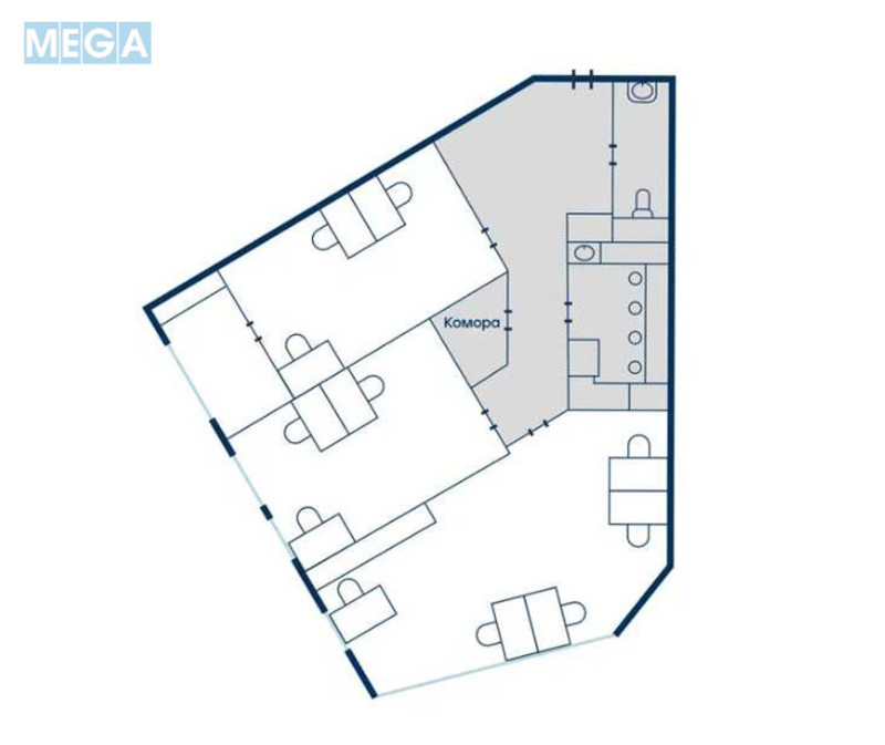 Оренда комерційної нерухомості, 83&nbsp;кв.м, под офис, <a class="location-link" href="/kiev/" title="Недвижимость Київ">Київ</a>, <a class="location-link" href="/kiev/shevchenkovskij/" title="Недвижимость Шевченківський район">Шевченківський р-н</a>, Берестейський просп., 11 (изображение 11)