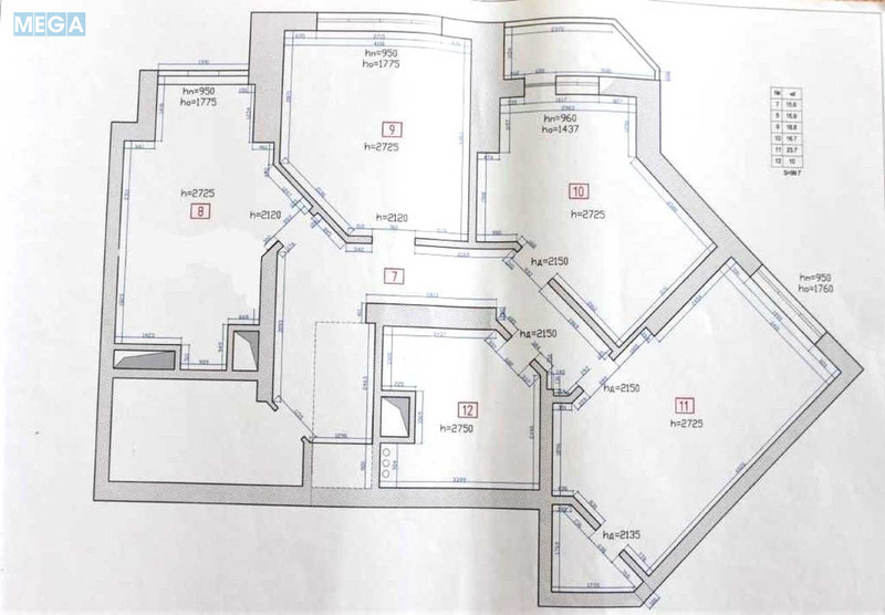 Продаж 5 кімнатної квартири (212/140/18), 24 пов. 36 пов. будинку, <a class="location-link" href="/kiev/" title="Недвижимость Київ">Київ</a>, <a class="location-link" href="/kiev/darnickij/" title="Недвижимость Дарницький район">Дарницький р-н</a>, Срібнокільська вул., 1 (изображение 12)