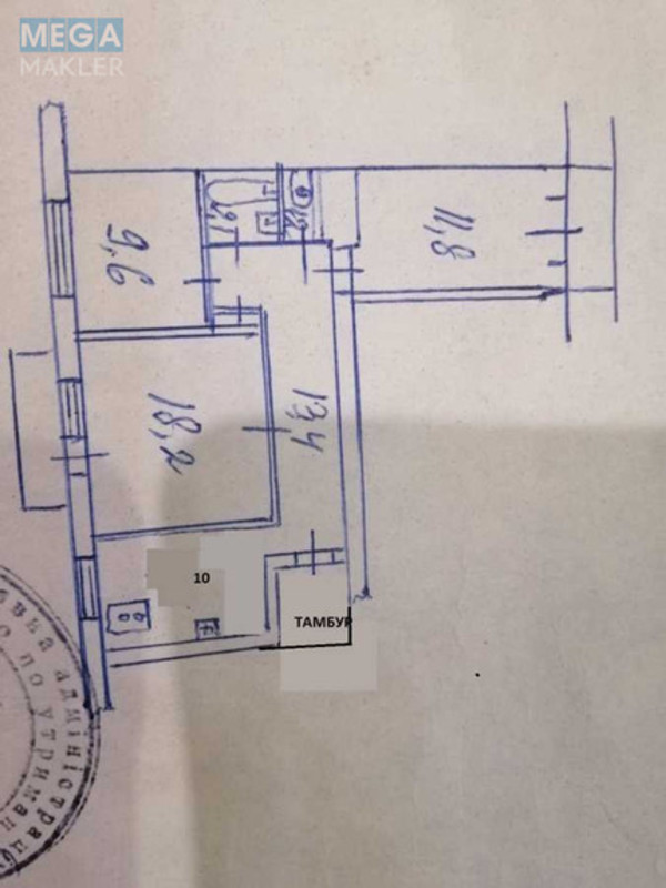Продаж 3 кімнатної квартири (70/40/10), 4 пов. 9 пов. будинку, <a class="location-link" href="/kiev/" title="Недвижимость Київ">Київ</a>, <a class="location-link" href="/kiev/solomenskij/" title="Недвижимость Солом'янський район">Солом'янський р-н</a>, Сімї Ідзиковських вул., 25 (изображение 19)