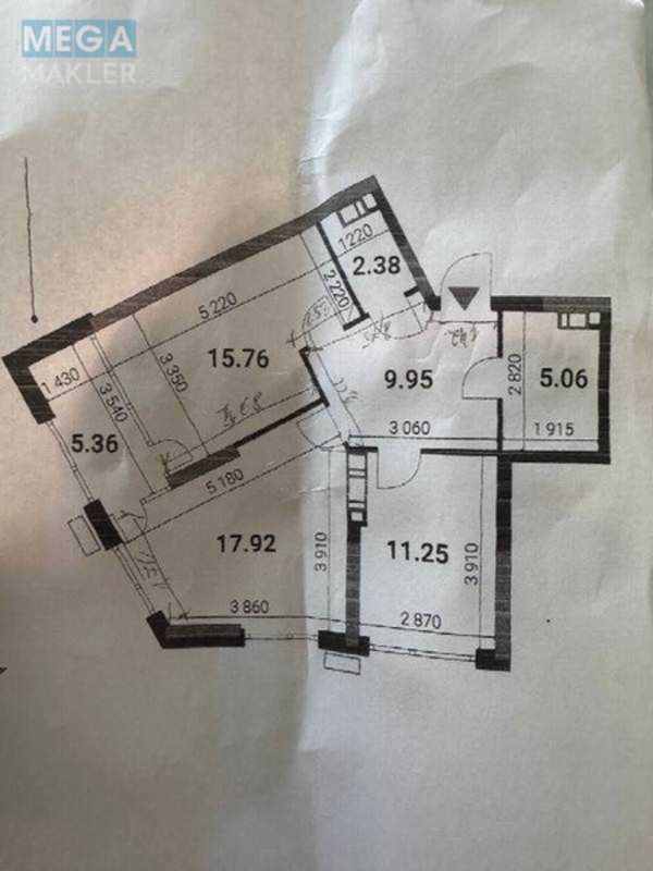 Продаж 2 кімнатної квартири (68/28/18), 20 пов. 26 пов. будинку, <a class="location-link" href="/kiev/" title="Недвижимость Київ">Київ</a>, <a class="location-link" href="/kiev/darnickij/" title="Недвижимость Дарницький район">Дарницький р-н</a>, Причальна вулиця, 8 (изображение 12)