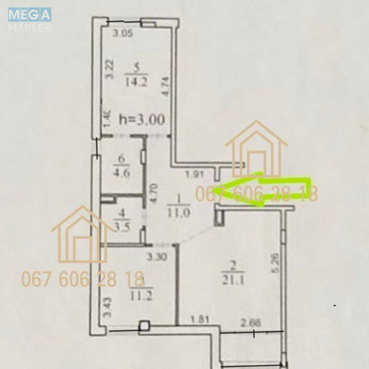 Продаж 2 кімнатної квартири (70/?/20), 6 пов. 8 пов. будинку, <a class="location-link" href="/kiev/" title="Недвижимость Київ">Київ</a>, <a class="location-link" href="/kiev/podolskij/" title="Недвижимость Подільський район">Подільський р-н</a>, Сирецько-Садова вул., 1 (изображение 19)