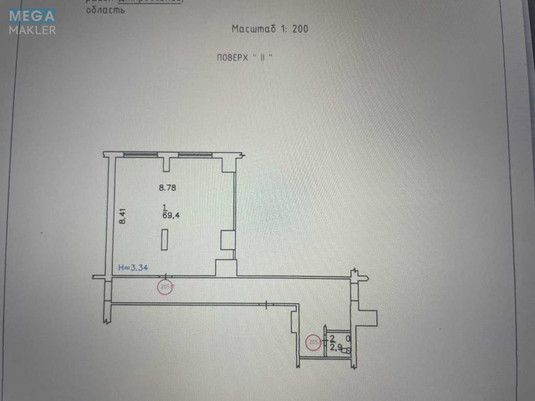 Оренда комерційної нерухомості, 75&nbsp;кв.м, под офис, <a class="location-link" href="/kiev/" title="Недвижимость Київ">Київ</a>, <a class="location-link" href="/kiev/dneprovskij/" title="Недвижимость Дніпровський район">Дніпровський р-н</a>, Запорожця вул., 26а (изображение 4)