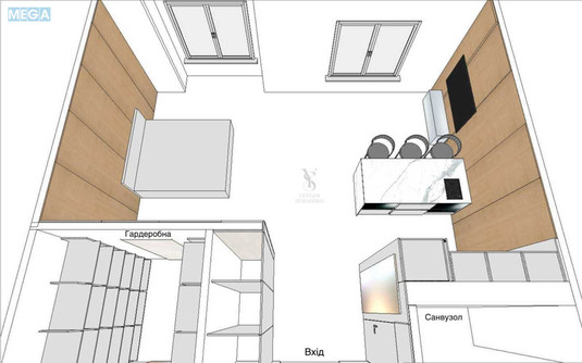 Оренда 1 кімнатної квартири, <a class="location-link" href="/kiev/" title="Недвижимость Київ">Київ</a>, <a class="location-link" href="/kiev/shevchenkovskij/" title="Недвижимость Шевченківський район">Шевченківський р-н</a>, Глибочицька вул., 73 (изображение 21)