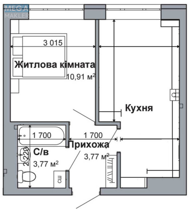 Новобудова, 5 поверхів, <a class="location-link" href="/gatnoe/" title="Недвижимость Гатне">Гатне</a>, Святопетрівського, 34 (изображение 3)