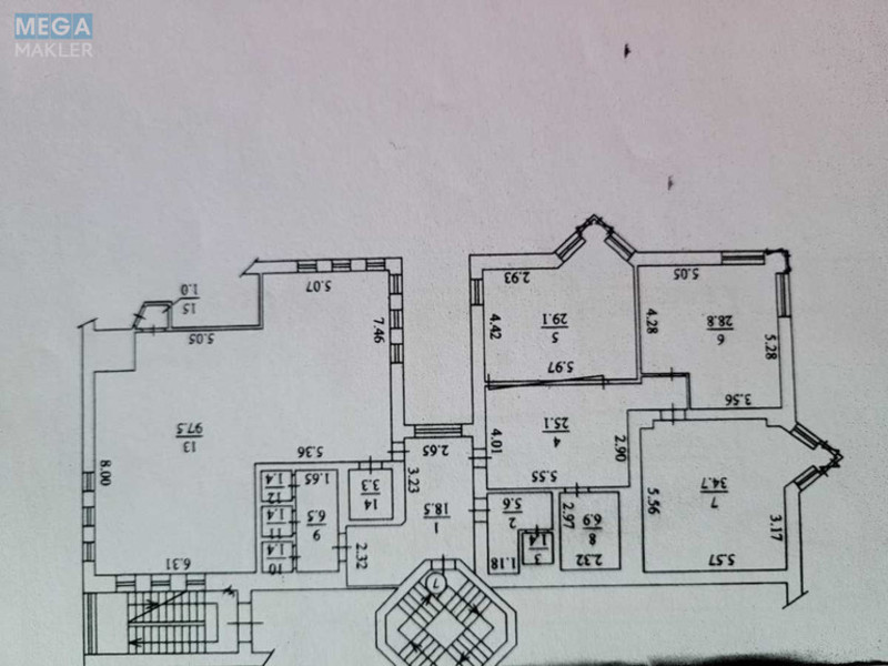 Оренда комерційної нерухомості, 265&nbsp;кв.м, под офис, <a class="location-link" href="/kiev/" title="Недвижимость Київ">Київ</a>, <a class="location-link" href="/kiev/pecherskij/" title="Недвижимость Печерський район">Печерський р-н</a>, Лейпцизька вул., 3-А (изображение 10)