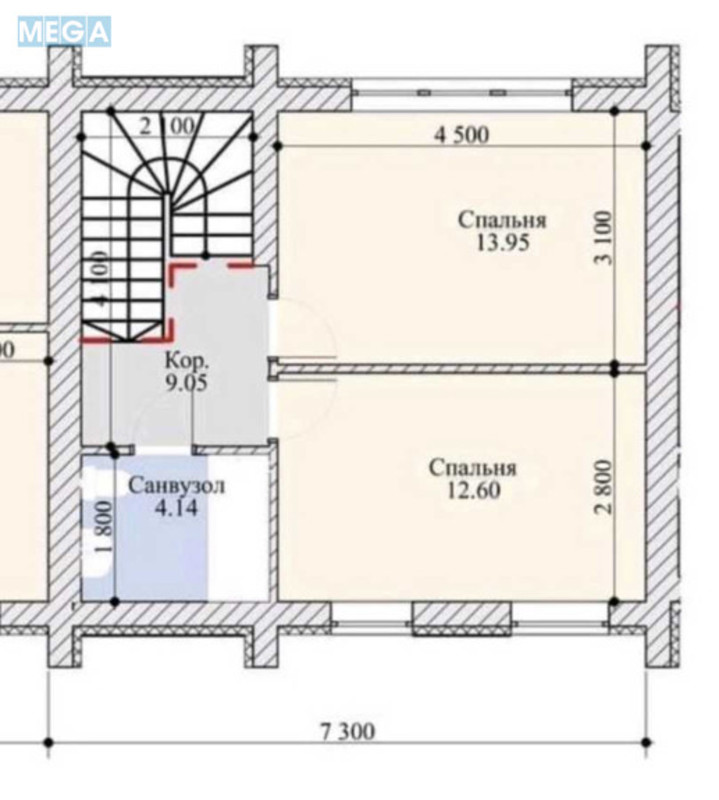 Продаж дома, 2&nbsp;поверху, 82&nbsp;кв.м, 3&nbsp;кімнати, ділянка 1&nbsp;сотка, <a class="location-link" href="/novye-petrovcy/" title="Недвижимость Нові Петрівці">Нові Петрівці</a>, Січових Стрільців, 44 (изображение 15)