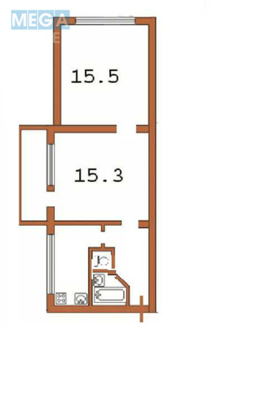 Оренда 2 кімнатної квартири, <a class="location-link" href="/kiev/" title="Недвижимость Київ">Київ</a>, <a class="location-link" href="/kiev/shevchenkovskij/" title="Недвижимость Шевченківський район">Шевченківський р-н</a>, Білоруська вул., 13 (изображение 2)