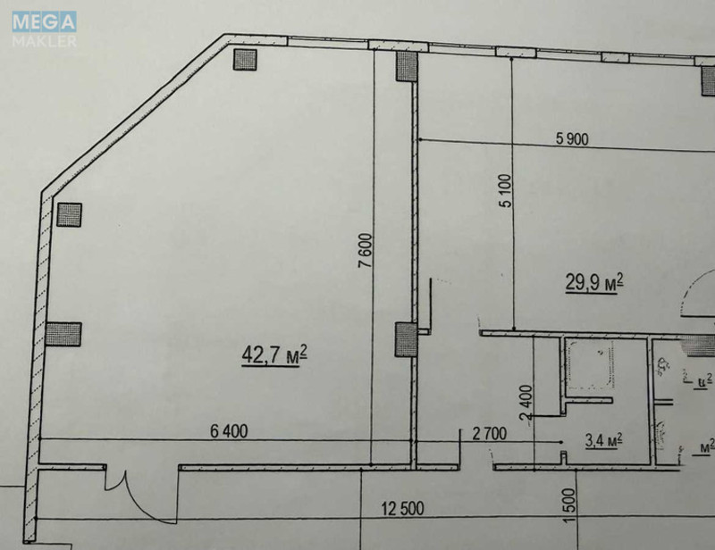 Продаж комерційної нерухомості, 76&nbsp;кв.м, под офис, <a class="location-link" href="/kiev/" title="Недвижимость Київ">Київ</a>, <a class="location-link" href="/kiev/shevchenkovskij/" title="Недвижимость Шевченківський район">Шевченківський р-н</a>, Глубочицкая ул., 40 (изображение 10)