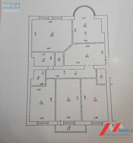 Продаж 4 кімнатної квартири (147/84/21), 16 пов. 21 пов. будинку, <a class="location-link" href="/kiev/" title="Недвижимость Київ">Київ</a>, <a class="location-link" href="/kiev/shevchenkovskij/" title="Недвижимость Шевченківський район">Шевченківський р-н</a>, Вячеслава Чорновола вул., 25 (изображение 16)