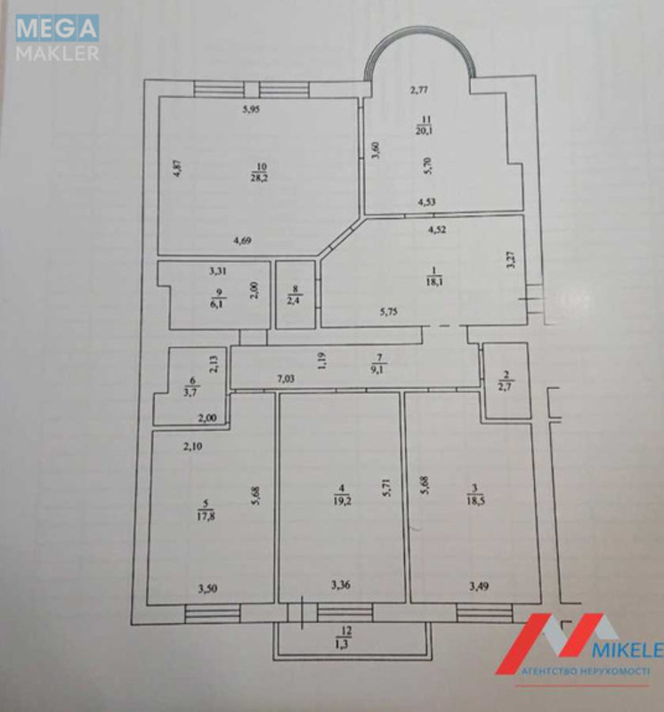Продаж 4 кімнатної квартири (147/84/21), 16 пов. 21 пов. будинку, <a class="location-link" href="/kiev/" title="Недвижимость Київ">Київ</a>, <a class="location-link" href="/kiev/shevchenkovskij/" title="Недвижимость Шевченківський район">Шевченківський р-н</a>, Вячеслава Чорновола вул., 25 (изображение 16)